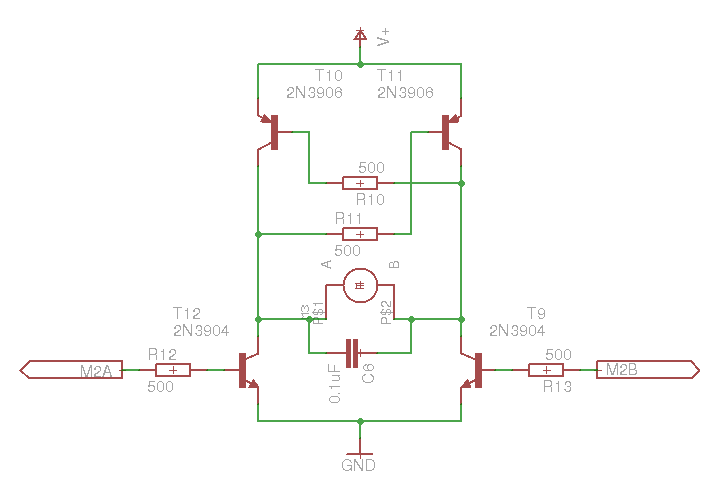 4 transistor H-bridge